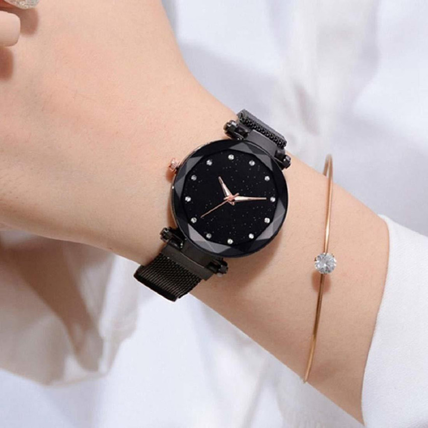 Simple black sales watch womens