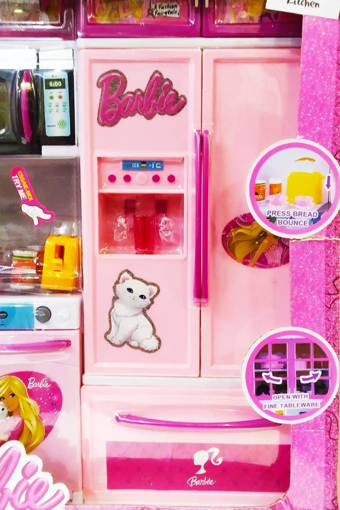 Barbie big kitchen set price new arrivals