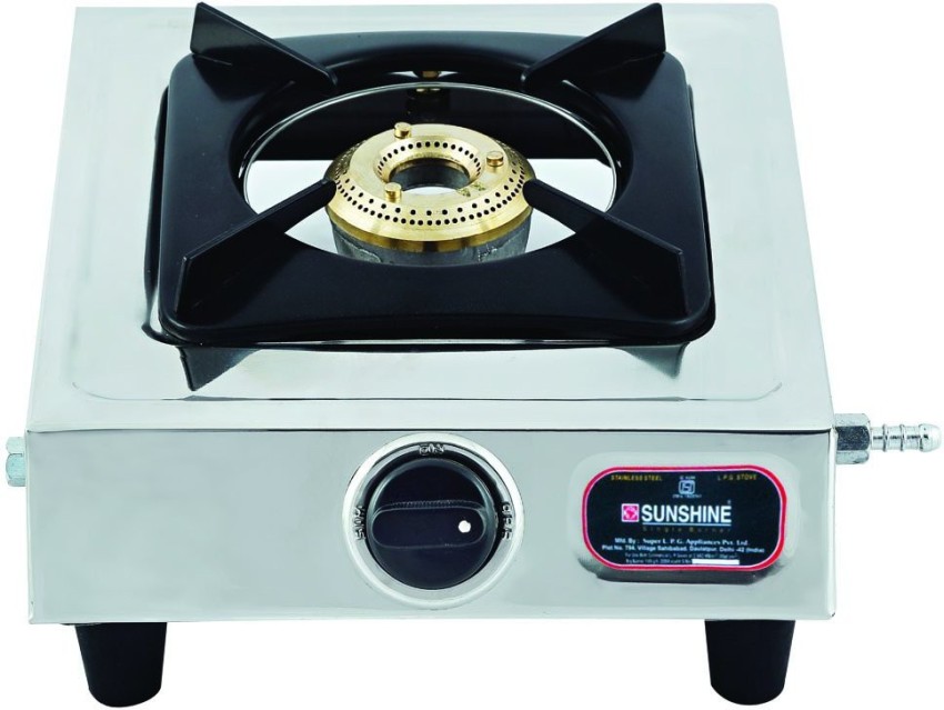 SUNSHINE Mini 1 Burner Gas Stove Manual Ignition ( ISI Certified ) Stainless  Steel Manual Gas Stove Price in India - Buy SUNSHINE Mini 1 Burner Gas  Stove Manual Ignition ( ISI