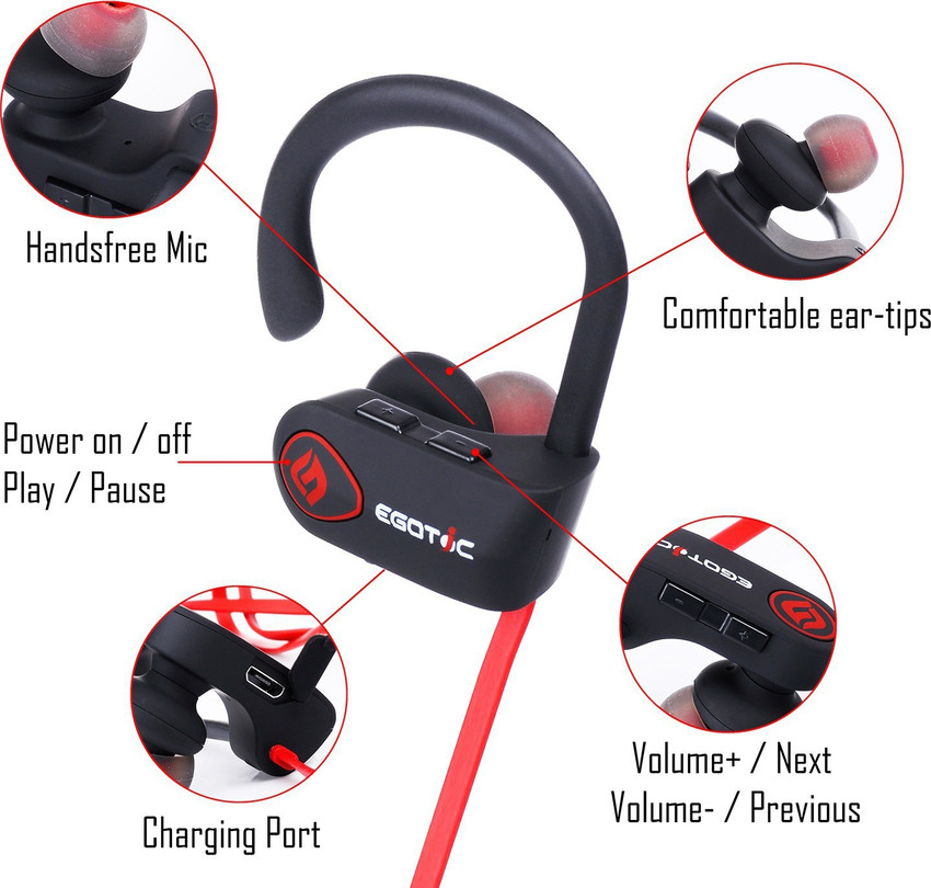 Tagg inferno wireless bluetooth earphone headphone with mic store