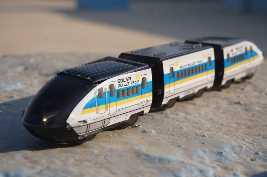 Solar best sale train toy