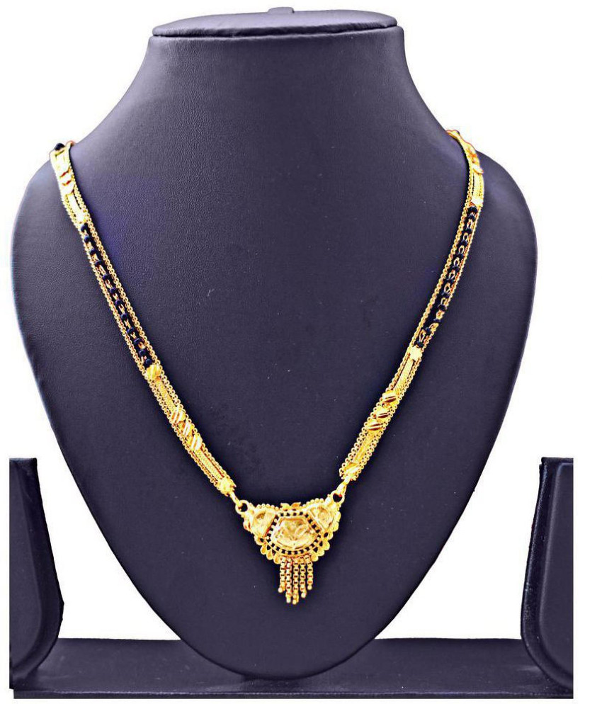 Gold plated shop mangalsutra flipkart
