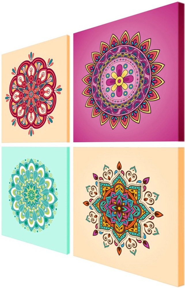 Flipkart Perfect Homes new indian pattern printed canvas mandala Digital  Reprint 36 inch x 36 inch Painting Price in India - Buy Flipkart Perfect  Homes new indian pattern printed canvas mandala Digital