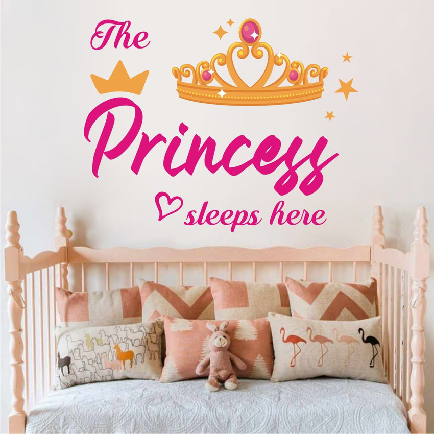 The prince sleeps here wall sales sticker