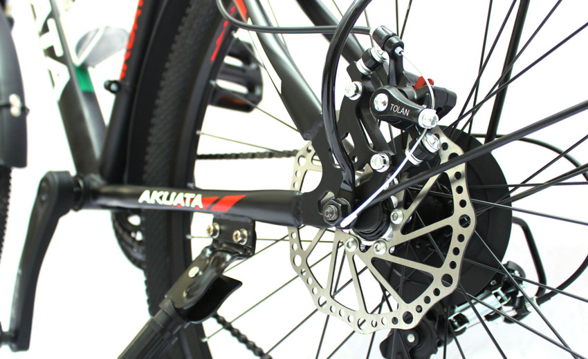 Rear gears on a bike shop