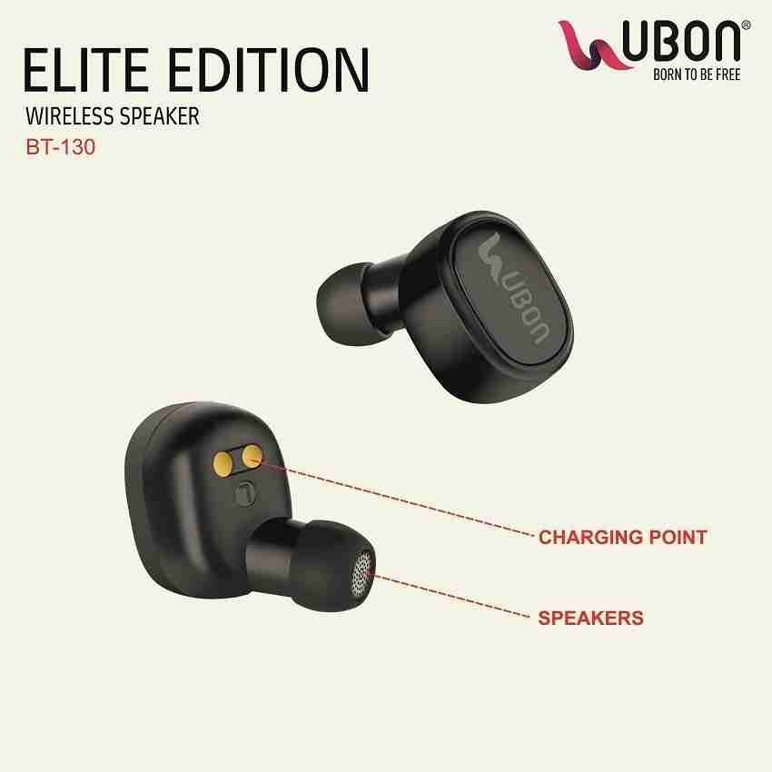 Ubon BT 130 Wireless Earbuds Built in mic Bluetooth Headset Price