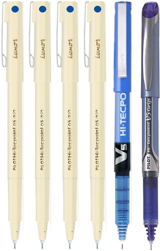 Pilot Hi-Tecpoint V5 Grip Rollerball Pen - 7 Colours