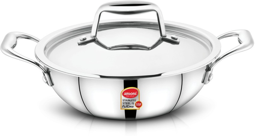 Triply Stainless Steel Kadai – ZORAWARE