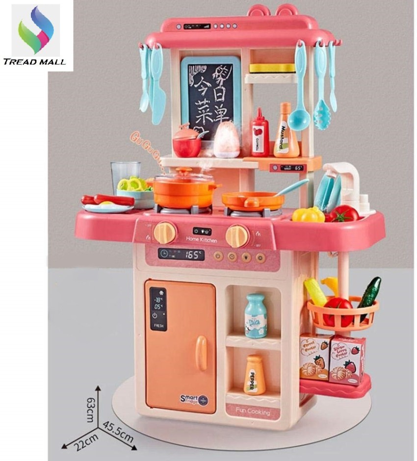 Buy Figment 42 Pcs Toy Kitchen Sets, Simulated Spray Kitchen Toys, Kids  Kitchen Pretend Play Set,Play Cooking Set, Cookware Pots and Pans Play Set  Online at Low Prices in India 