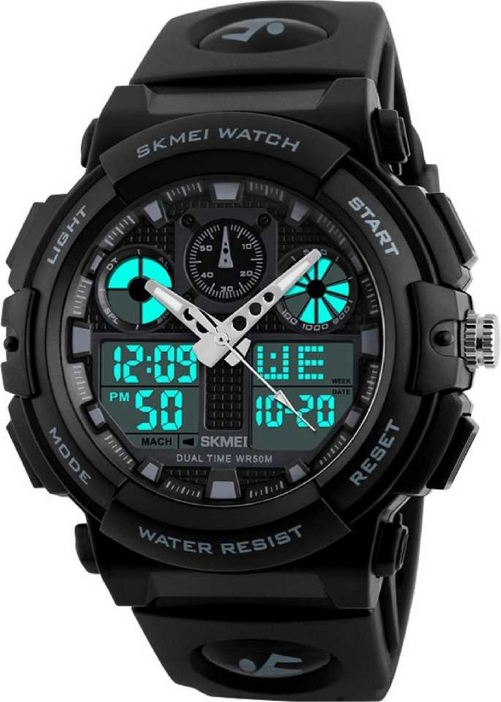 SKMEI 1270 BLACK 1270 Analog Digital Watch For Men Buy SKMEI