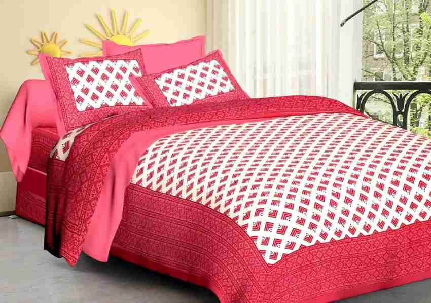BedThreads 250 TC Cotton Single Striped Flat Bedsheet - Buy BedThreads 250  TC Cotton Single Striped Flat Bedsheet Online at Best Price in India