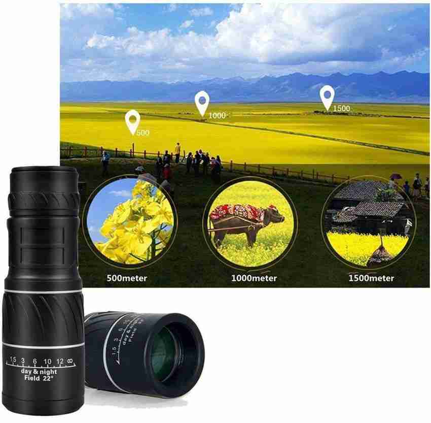 PE Monocular Binocular Powerful 16x52 Zoom Foldable Telescope