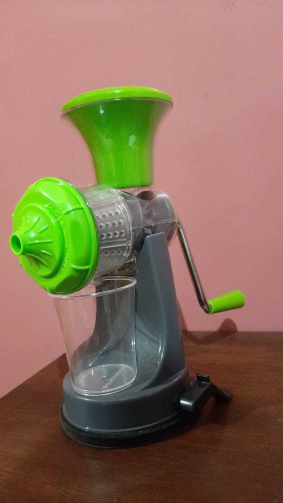 MOONZA Plastic Mini Juicer Machine, Juice Maker Machine for Home, Deluxe  Fruit & Vegetable Manual Juicer with with Steel Handle Hand Juicer Price in  India - Buy MOONZA Plastic Mini Juicer Machine