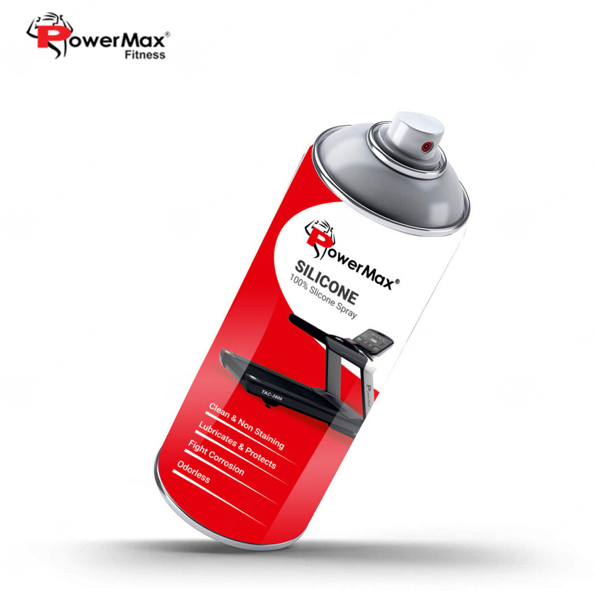 Powermax Fitness Silicone Oil Lubricant Spray for Treadmill 500ml
