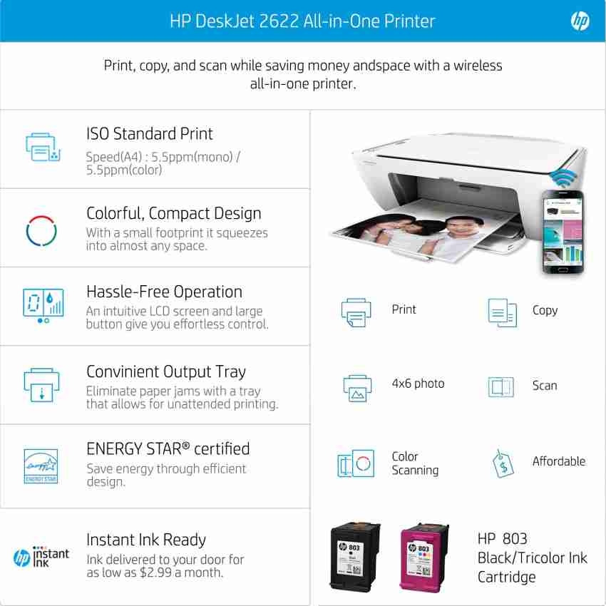 hp deskjet 2622 all in one