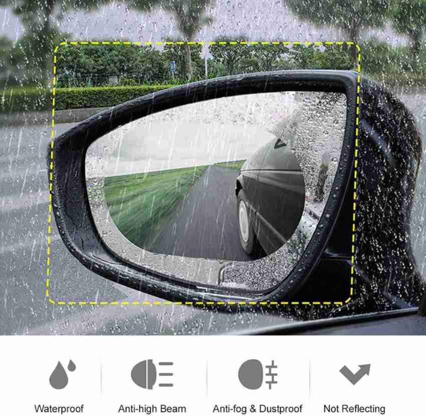 HSR 4 PCS Car Rearview Mirror Protective Film, HD Clear Rainproof Film Car  Mirror Rain Blocker Price in India - Buy HSR 4 PCS Car Rearview Mirror  Protective Film, HD Clear Rainproof