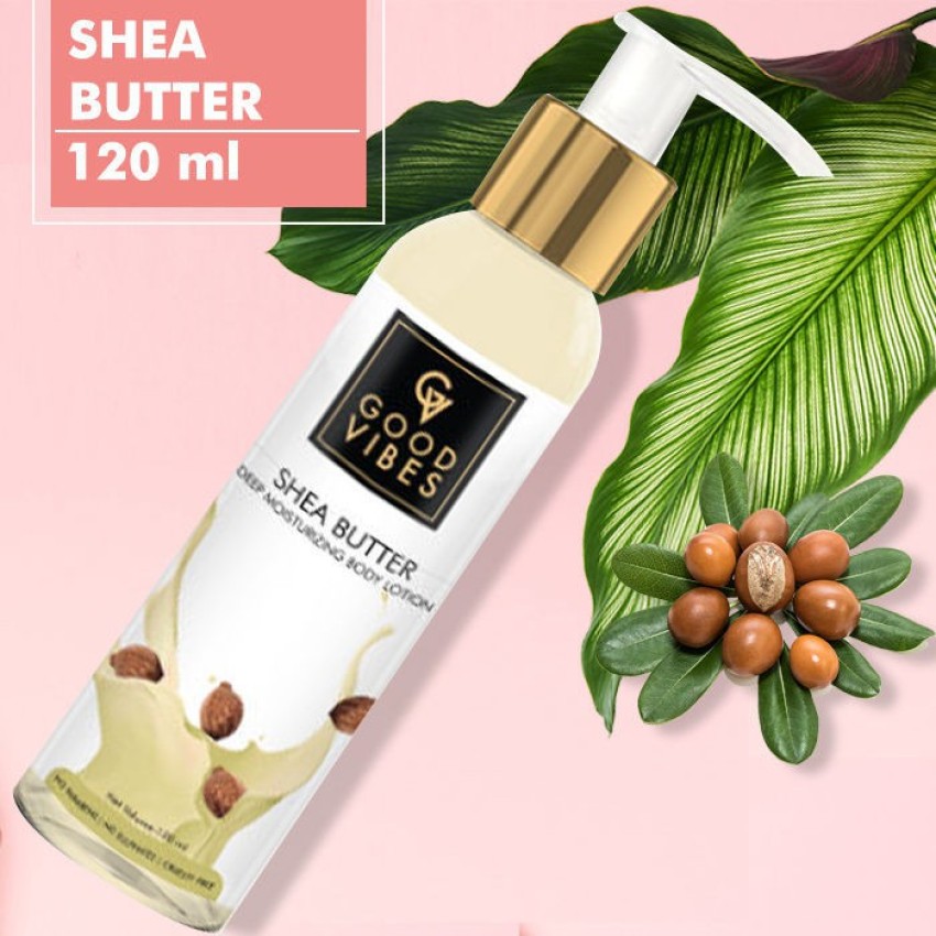 GOOD VIBES Deep Moisturizing Body Lotion - Shea Butter - Price in India, Buy  GOOD VIBES Deep Moisturizing Body Lotion - Shea Butter Online In India,  Reviews, Ratings & Features