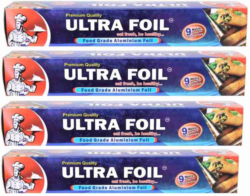 Hindalco Superwrap Aluminium Foil 20g + 10g (pack of 3) - 4 Meters per pack