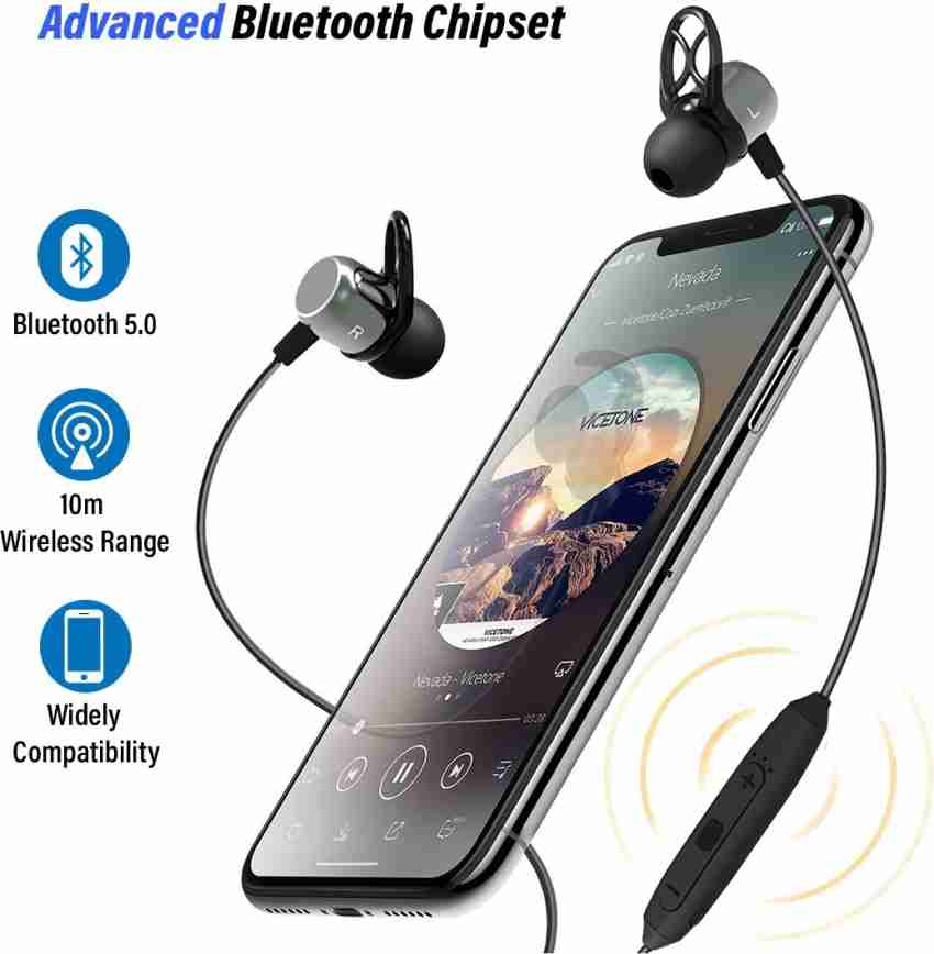 PTron Avento Plus Magnetic Wireless Bluetooth Headset Price in