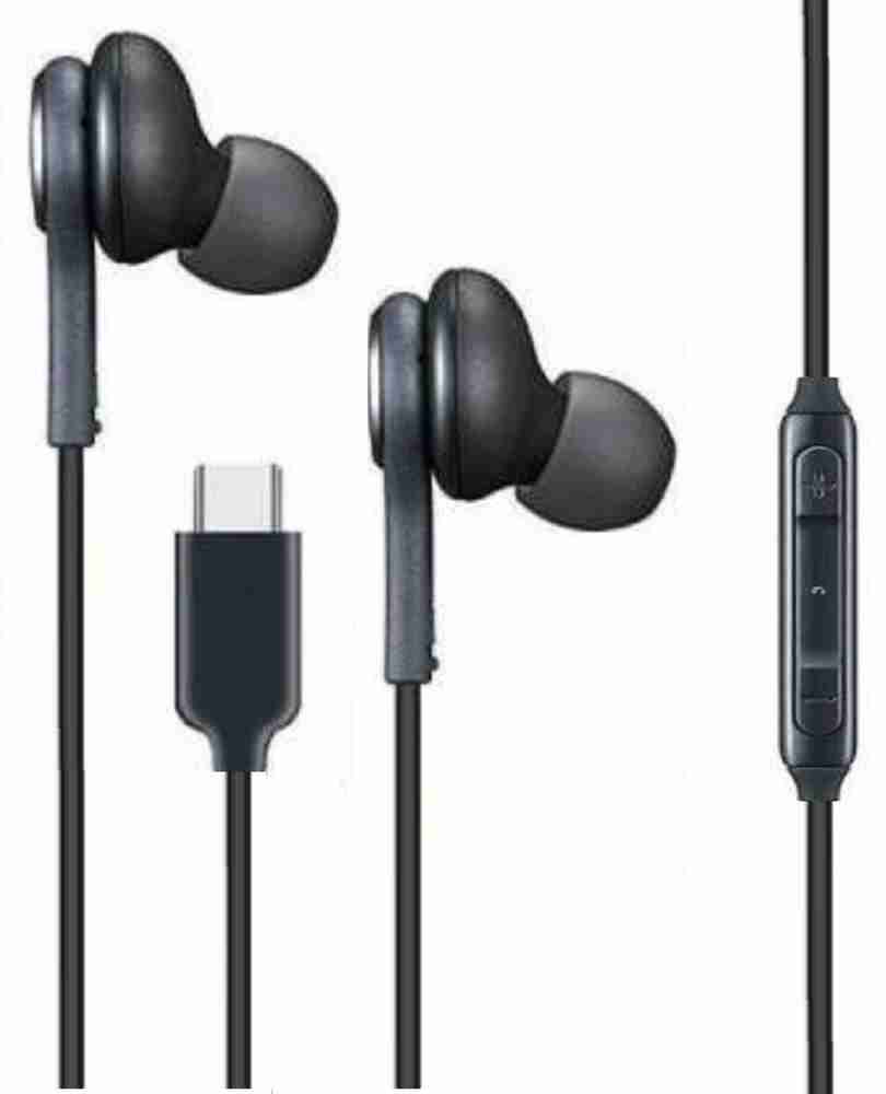 HEAD KIK Type C Plug Headset Handsfree Best Sound With Calling Mic