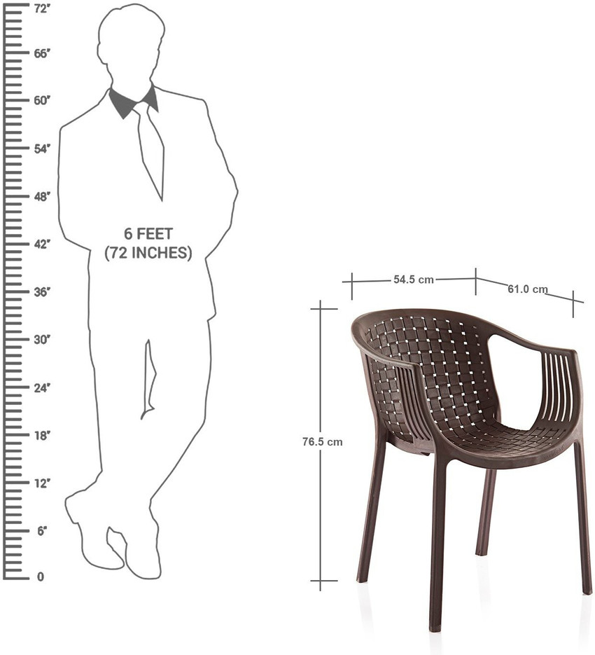 VARMORA Varmora Designer Chair Set of 4 Ola Netted Brown Plastic Outdoor Chair Price in India Buy VARMORA Varmora Designer Chair Set of 4 Ola Netted Brown Plastic Outdoor