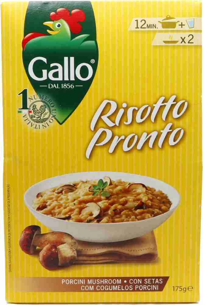 Riso Gallo Risotto Pronto Porcini Mushroom 175g 175 g Price in India - Buy  Riso Gallo Risotto Pronto Porcini Mushroom 175g 175 g online at