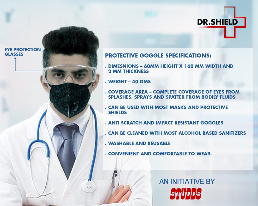 Face shield cheap studds flipkart