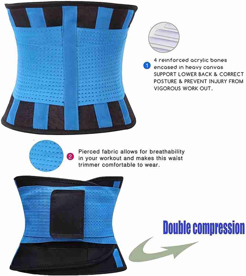 LEOPAX Blue Waist Stomach Belt Shaper Fitness Belt Yoga Wrap Hot