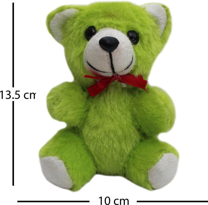 Shopinclass Green Small Teddy Bear For Gifting Purpose Cute Soft