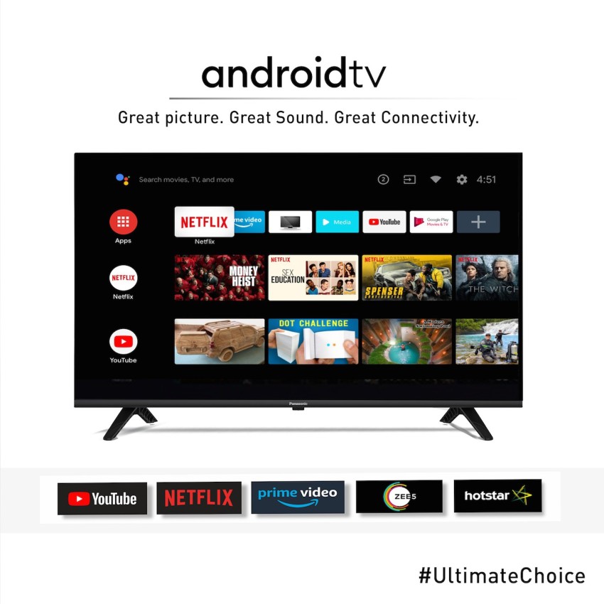 vrede Trickle dråbe Panasonic 100 cm (40 inch) Full HD LED Smart Android TV Online at best  Prices In India