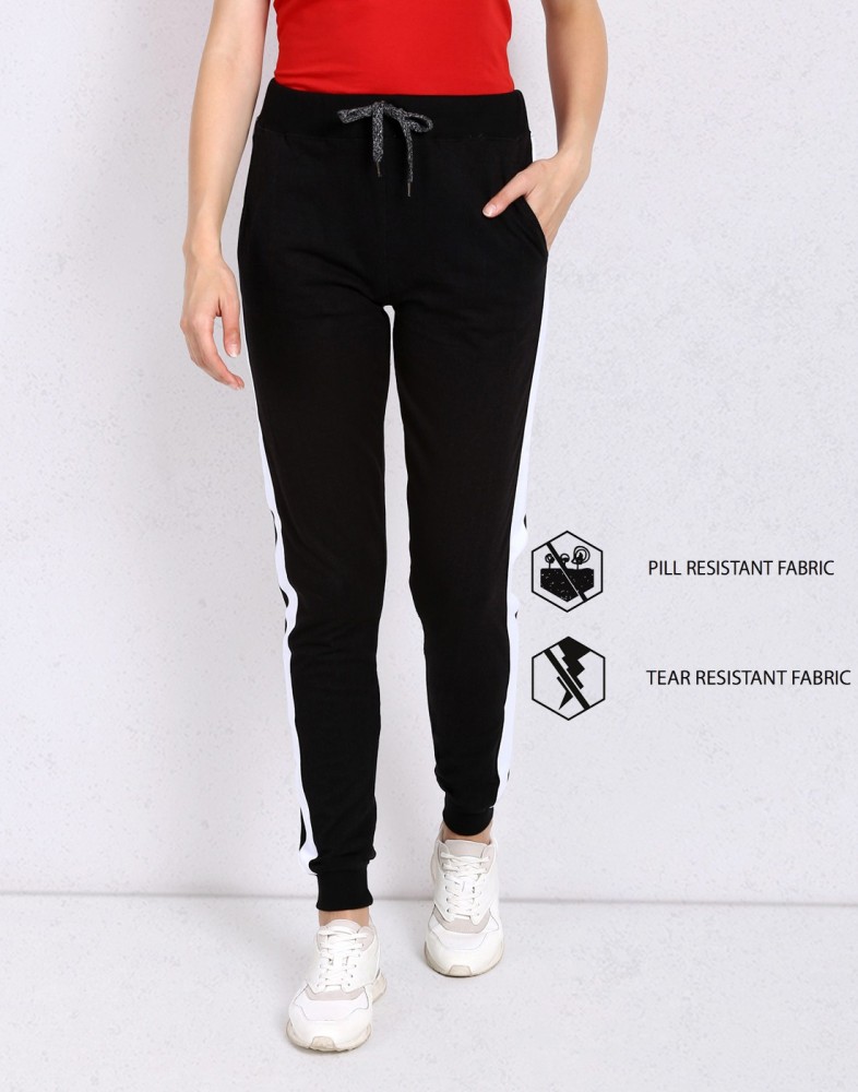 M7 By Metronaut Solid Women Black Track Pants - Buy M7 By Metronaut Solid  Women Black Track Pants Online at Best Prices in India