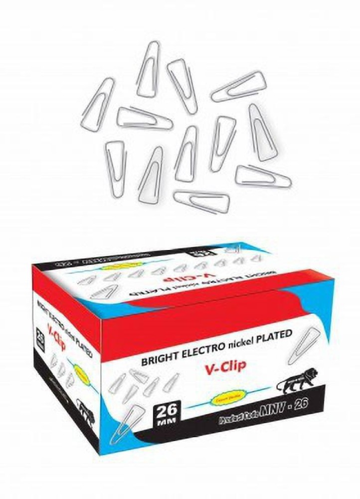 Yashu V CLIPS Medium NICKEL PAPER CLIP 