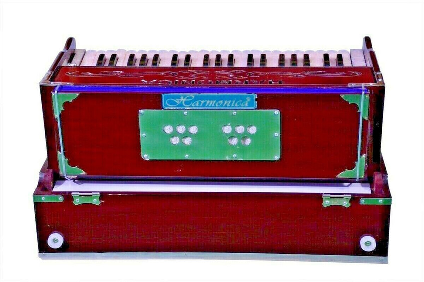 Naad Indian Classical Harmonium Musical deluxe portable dark