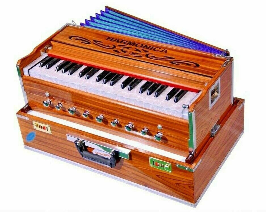 Naad Indian Classical Portable 3.5 Octave 9 Stopper Laying Style