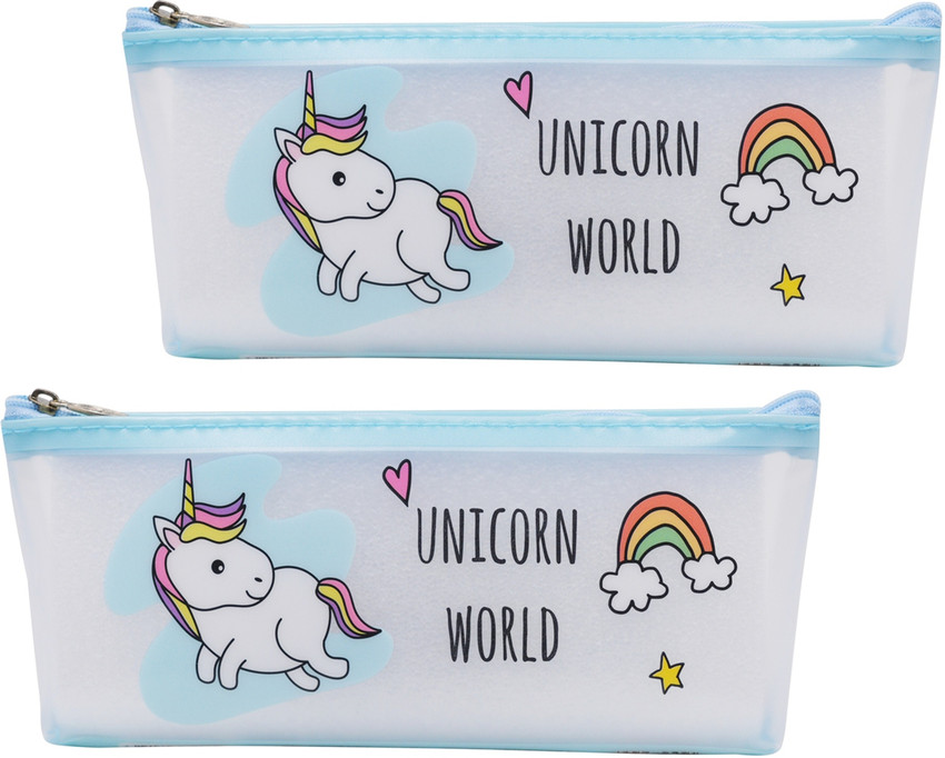 Flipkart Quickk Designer Transparent Stationery Pouch