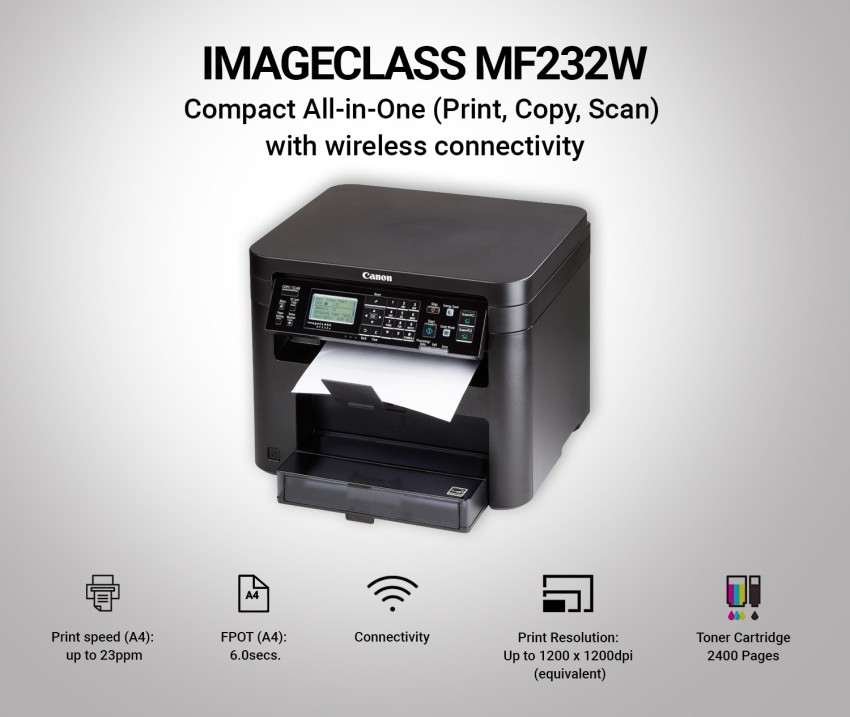 Canon imageCLASS MF232w Multi-function WiFi Monochrome Laser