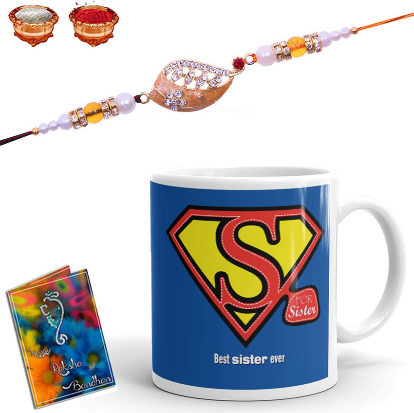 Kalpasakhi Rakhi Designer R-151-TP Mauli Thread Mug, Rakhi, Greeting Card,  Chawal Roli Pack Set Price in India - Buy Kalpasakhi Rakhi Designer R-151-TP  Mauli Thread Mug, Rakhi, Greeting Card, Chawal Roli Pack