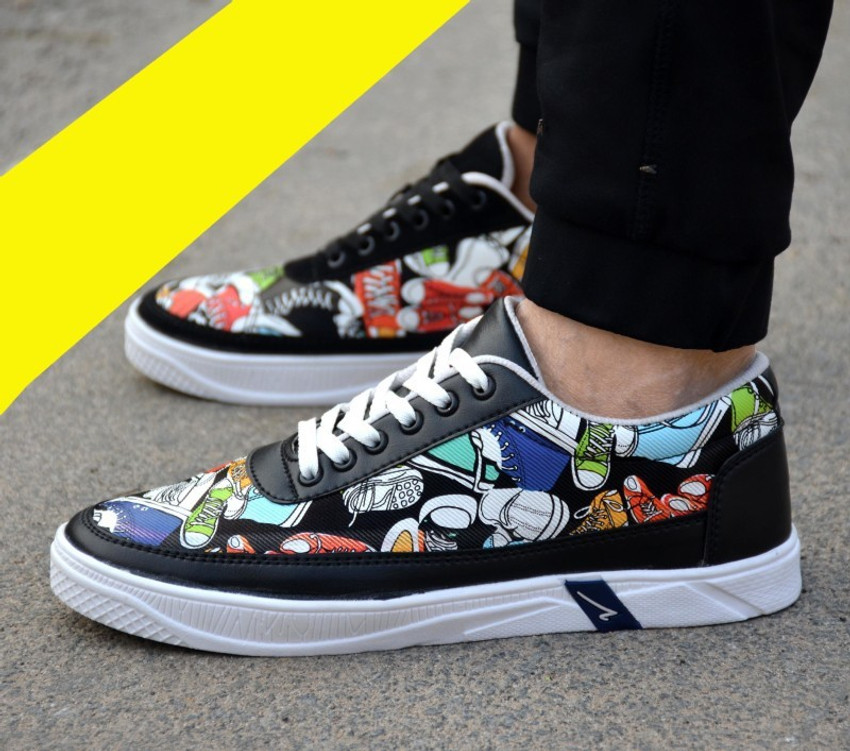 Printed shoes for mens online deals