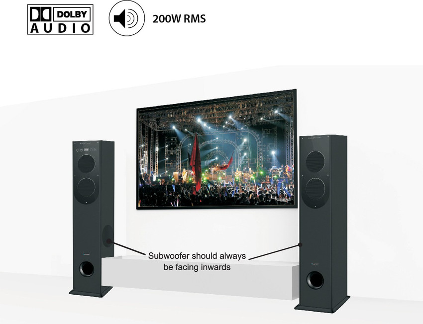 Blaupunkt TS 100 Dolby 200 W Bluetooth Tower Speaker