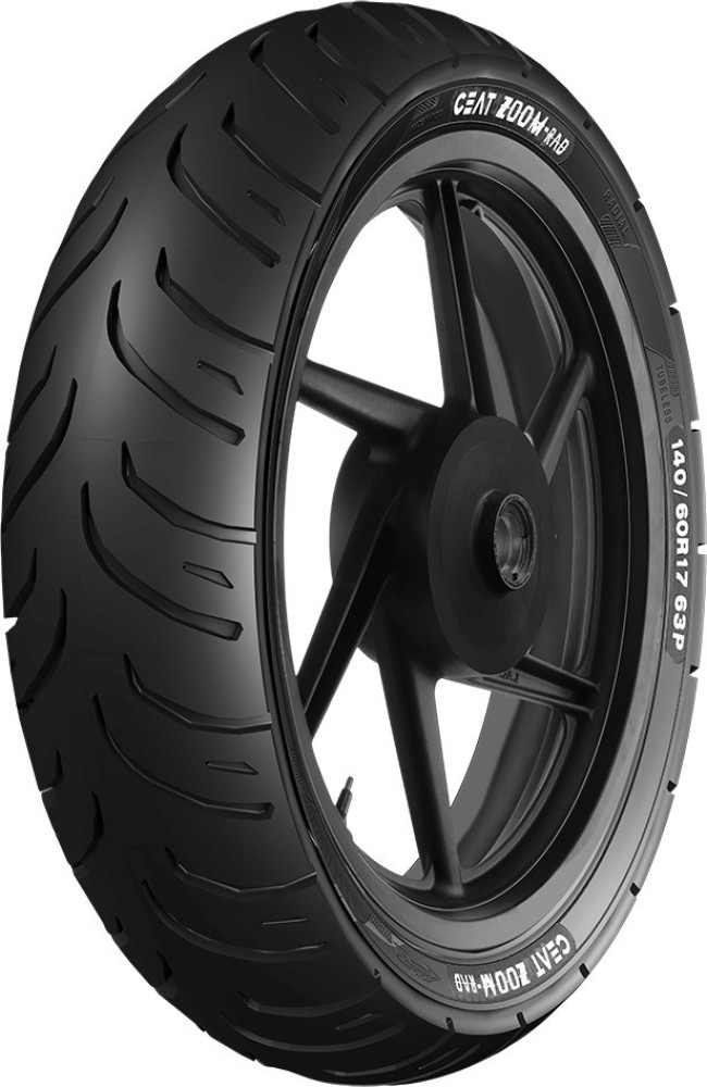 CEAT ZOOM RAD 63P 140 60R17 Rear Two Wheeler Tyre Price in India