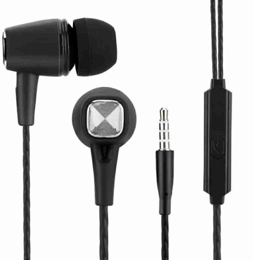 airpops 3.5mm Jack Wired Earphone Earpiece with Mic for Cellphone