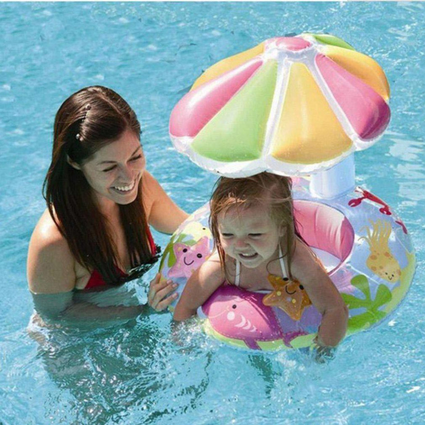 Baby float shop with umbrella