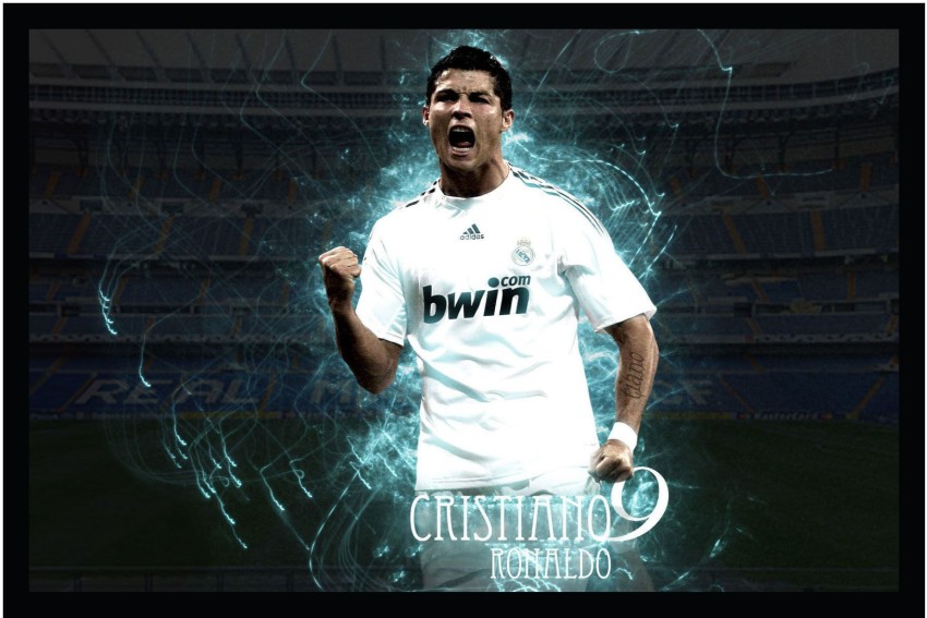 Cristiano Ronaldo Poster with Frame F-29 Paper Print - Personalities,  Sports posters in India - Buy art, film, design, movie, music, nature and  educational paintings/wallpapers at