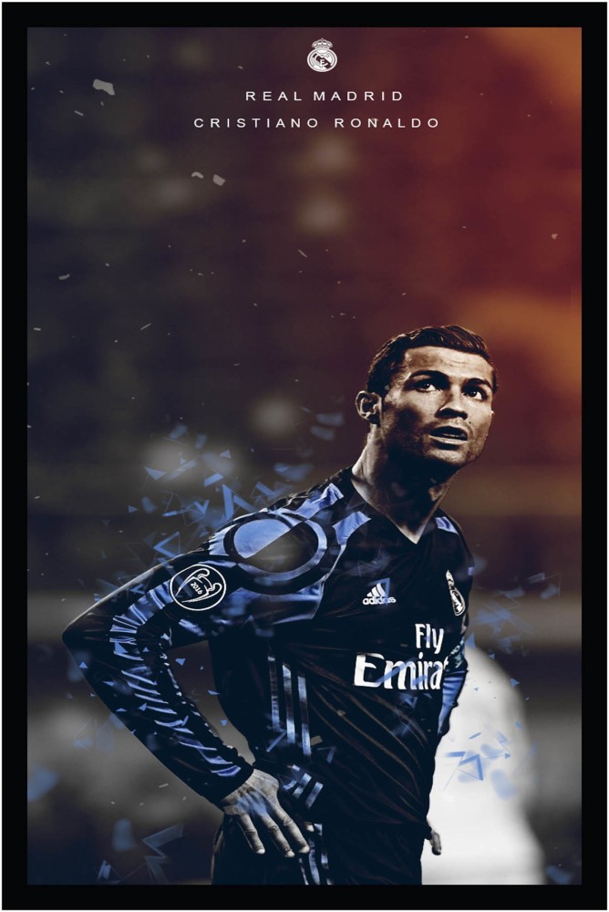 Real Madrid C.F. Wall Poster - Cristiano Ronaldo - CR7 - HD Quality  Football Poster Paper Print - Decorative posters in India - Buy art, film,  design, movie, music, nature and educational