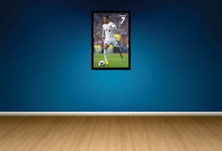 Cristiano Ronaldo Poster with Frame F-13 Paper Print - Sports posters in  India - Buy art, film, design, movie, music, nature and educational  paintings/wallpapers at