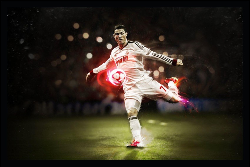 CR7 Cristiano Ronaldo Poster 01 | Soccer Sport Wall Art | Motivational  Inspirational Quote 13x19