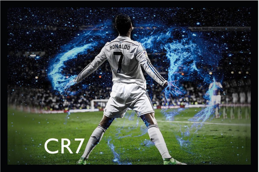 iconic pics Cristiano Ronaldo Print Signed Mounted Photo Display