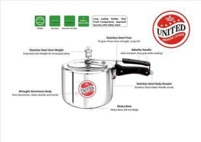 United 3l best sale pressure cooker