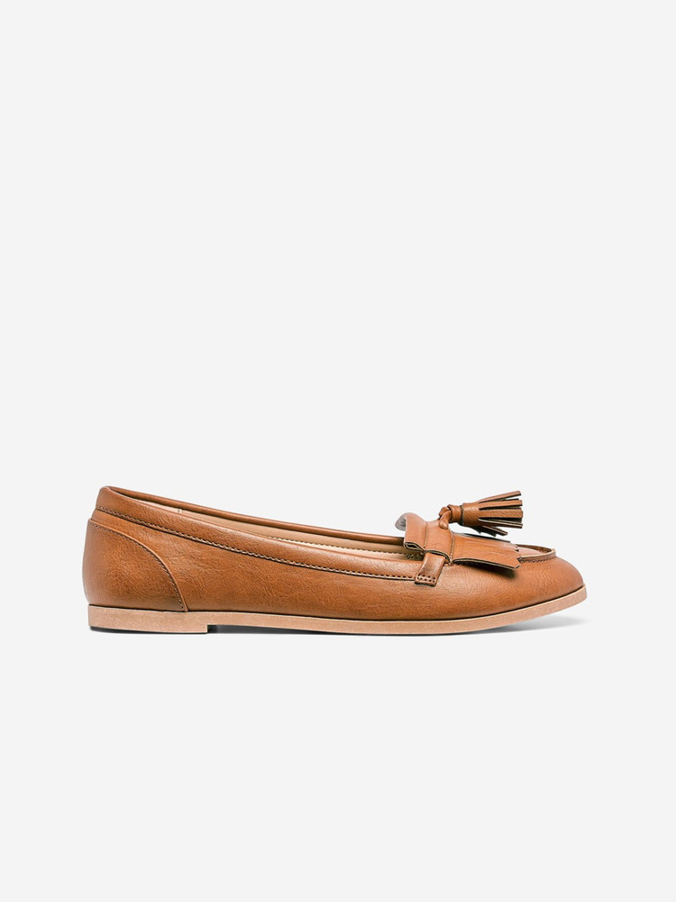 Dorothy perkins on sale tan loafers