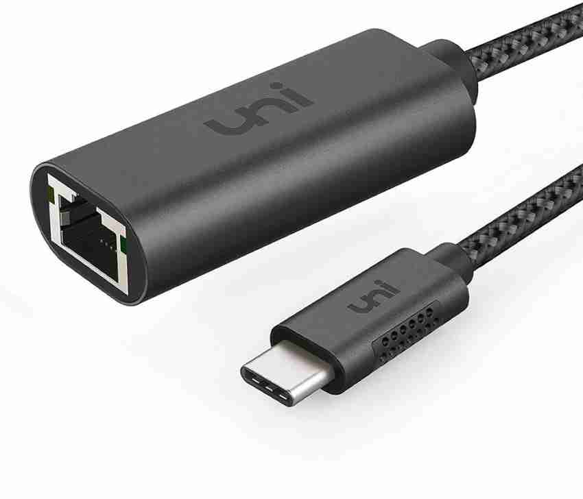 uni® HUB USB C Ethernet, uni Adaptateur USB C Ethernet, Hub RJ45 1Gbps avec  USB